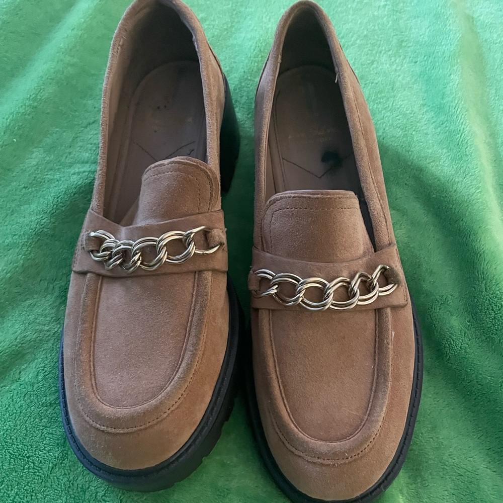 Sam Edelman size 8 Taelor brown heeled loafer horse bit